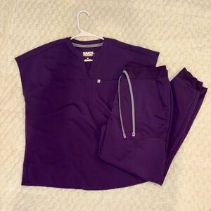 Purple Scrub Set